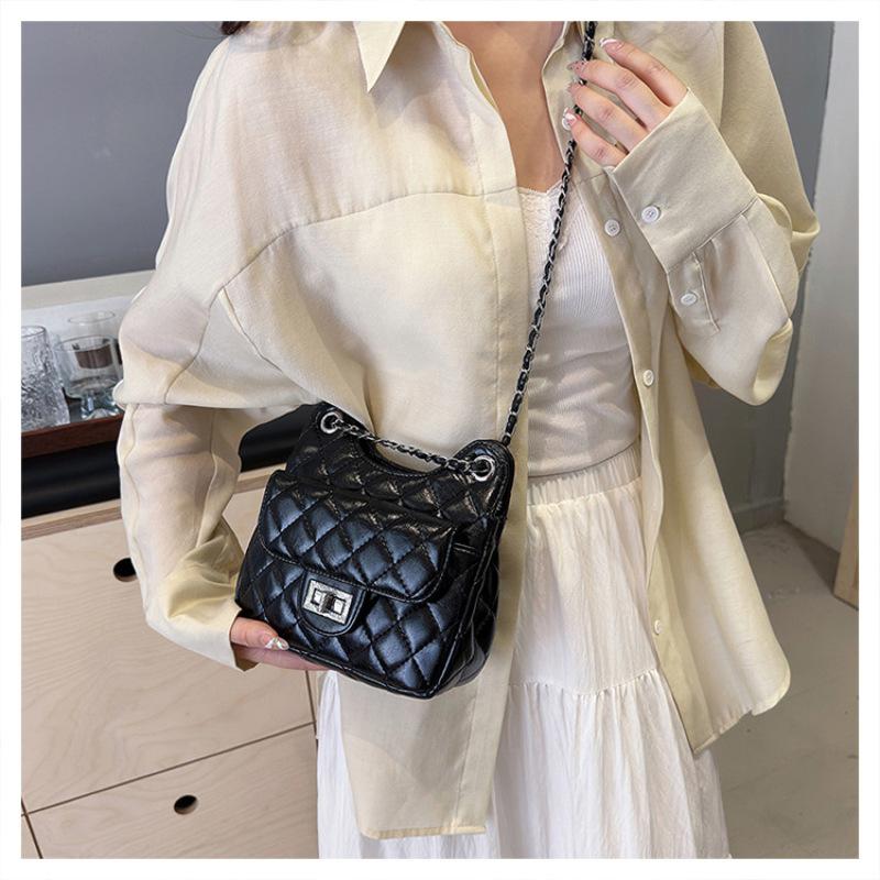 Tooxika New Style Diamond Chain Bag женская сумка через плечо большой вместимости
