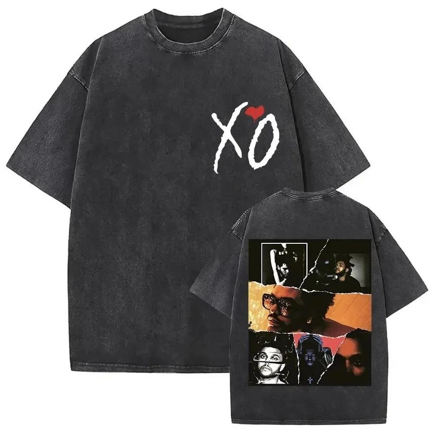 Футболка The Weeknd с графическим принтом Унисекс Хлопок Футболки XO THE WEEKND
