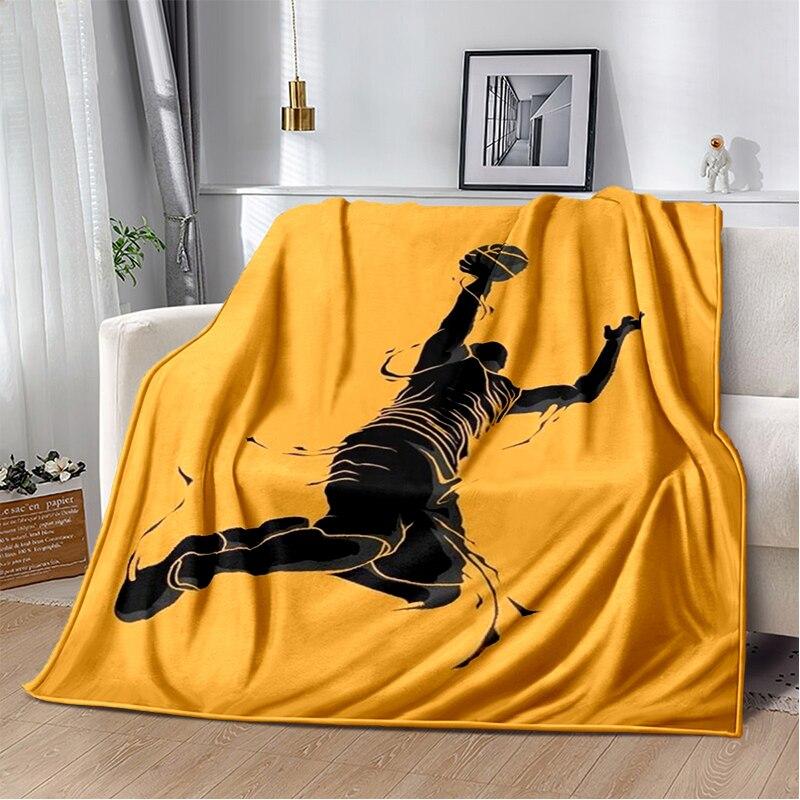 Fashion basketball blanket custom lightweight thermal insulation blanket Sofa blanket bed office blankets for beds