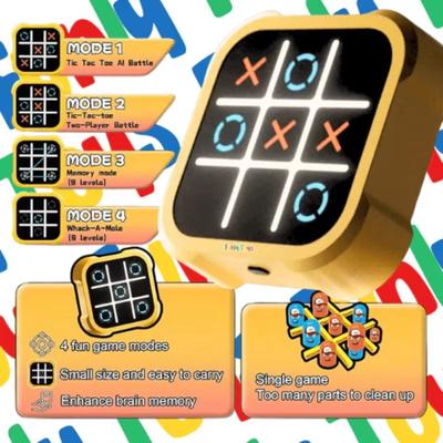 Электронная игра «Крестики-нолики» Детские электронные игрушки Набор для шахмат Настольные игры Шахматная доска Игра для семьи Для вечеринки в помещении