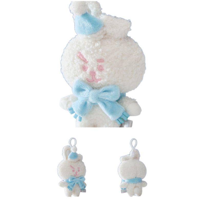 BT21 Плюшевый брелок «Снеговик» – Милый шарм с персонажем BTS