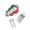 Car Badge Car Front Grill Zinc Alloy Badge Emblem For Car Body Accessories For Alfa Romeo Giulietta Giulia GT Mito ALFA 156 147 sjh899