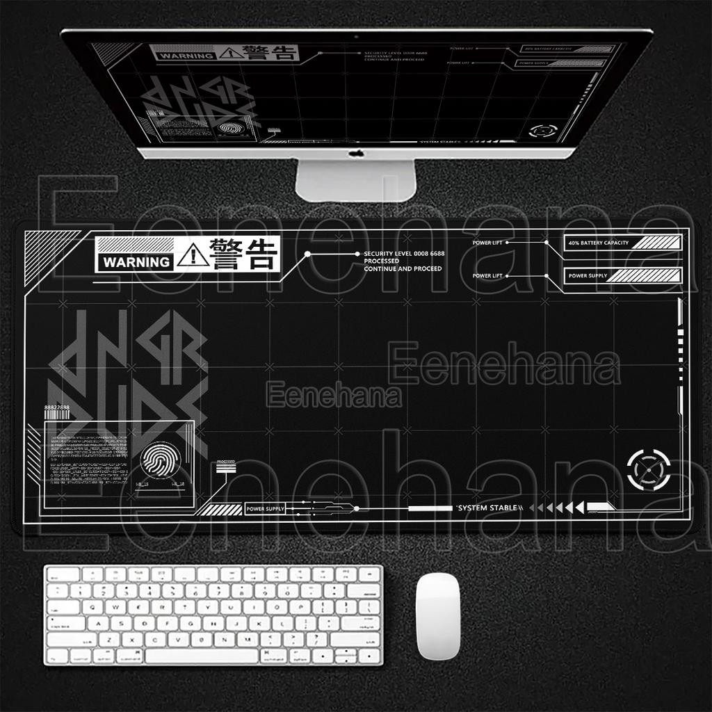 Machinery Mouse Pad Large Black White Advanced Desk Mat PC Gamer XXL HD Home Office Setup Nonslip Keyboard Gaming Accessories