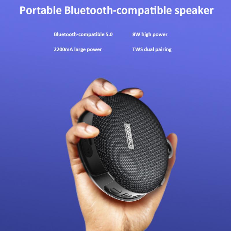 Новый уличный динамик для верховой езды, Bluetooth-совместимый динамик, сабвуфер, IPX7, водонепроницаемая беспроводная присоска, портативный музыкальный плеер, аудио