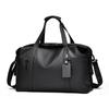 Spring New Dry-Wet Separation Sport Fitness Handbag Classic Black Solid Color Outdoor Travel Bag Men's Short Business Trip High Capacity Messenger Bag