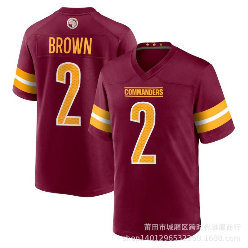 NFL Commander Daniels Embroidered Jersey Men Women Kids Sports Team Uniform