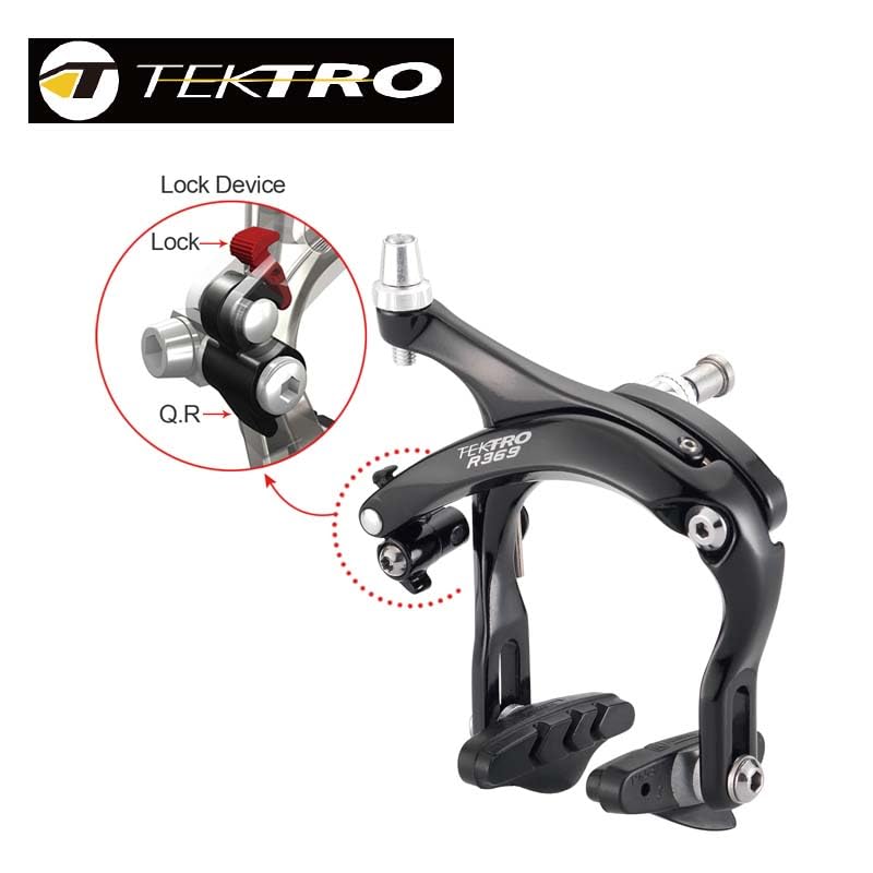Тормоз Tektro R369 с двойным шарниром, большой, передний, черный