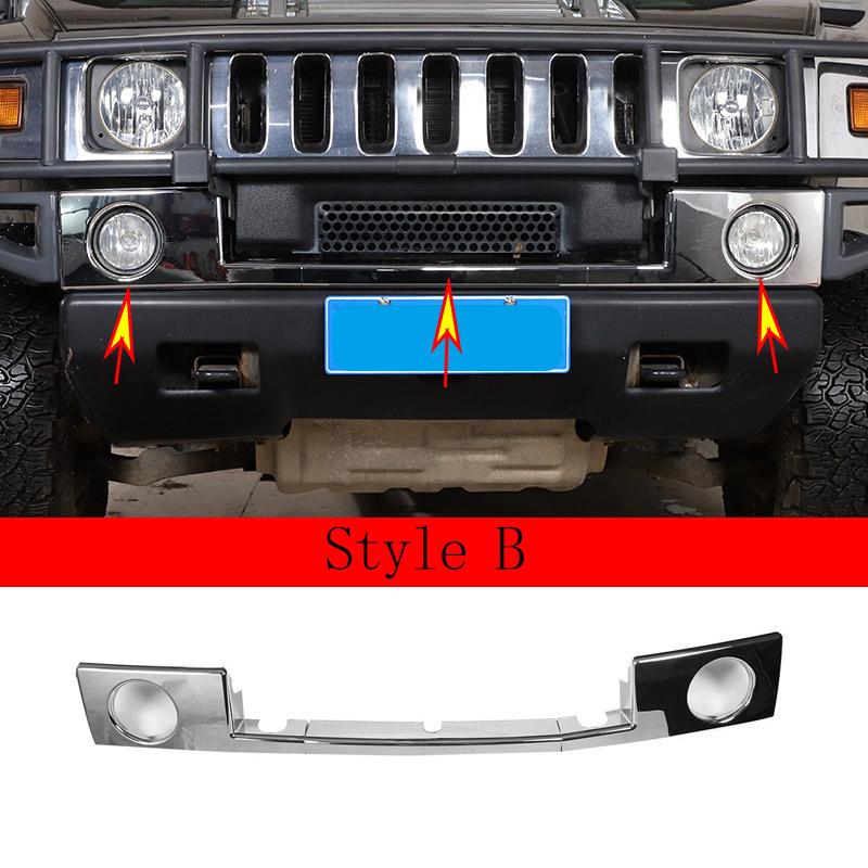Для Hummer H2 2003-2009 ABS Яркий Серебристый Автомобильный Передний Бампер Два Боковых Угловых Накладки Решетки Отделка Крышки Аксессуары Модификация Автомобиля