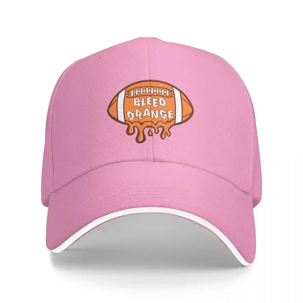 Drip football orange Baseball Cap sun caps derby hat Wild Ball Hat Beach Bag Boy Womens