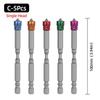 65/100mm Magnetic Drills Screwdriver Bits S2 Steel Cross Head Screw Driver Phillips Screwdrivers Kit Double Magnetize Tools