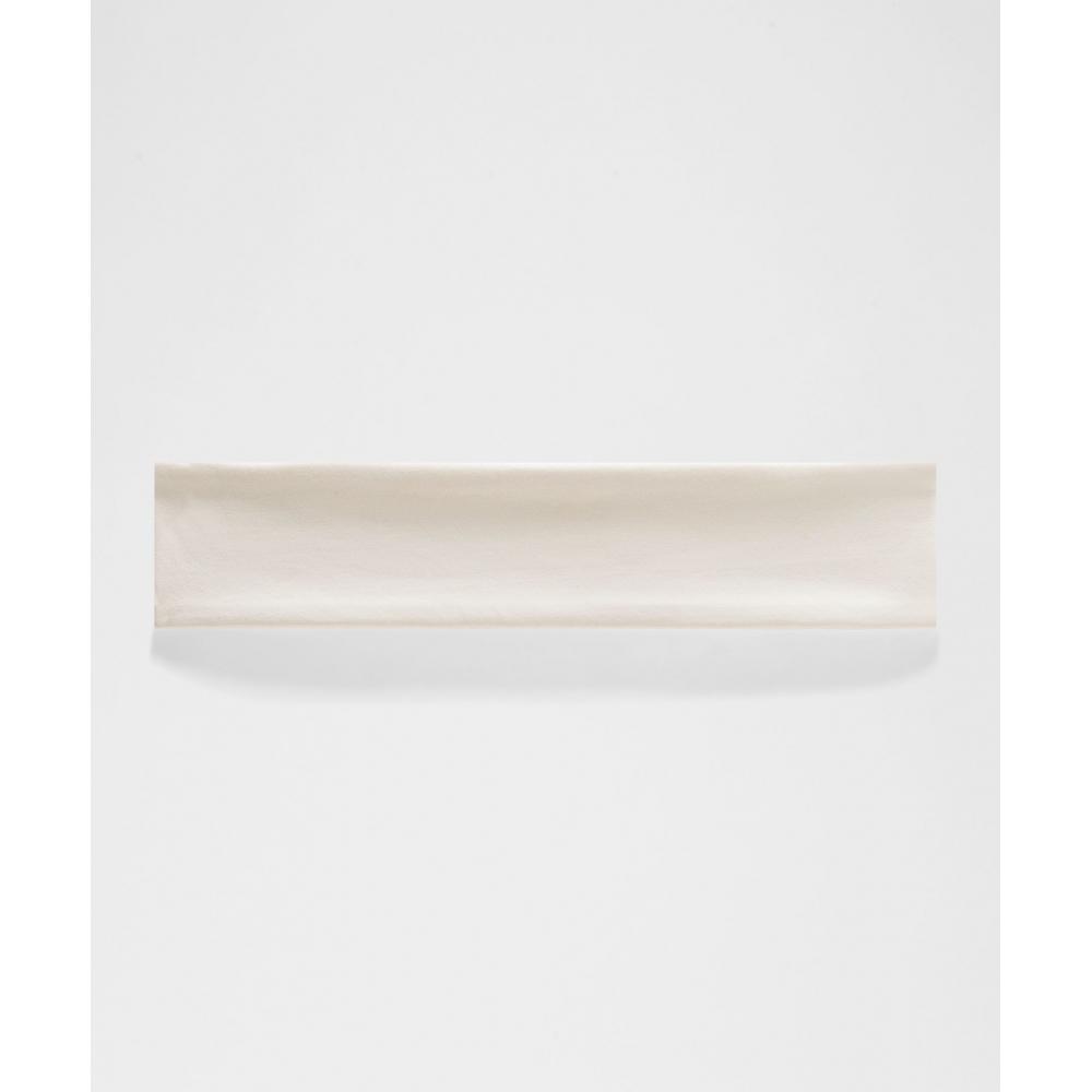 Lululemon Женская тренировочная повязка на голову S Luxtreme Светло-слоновая кость