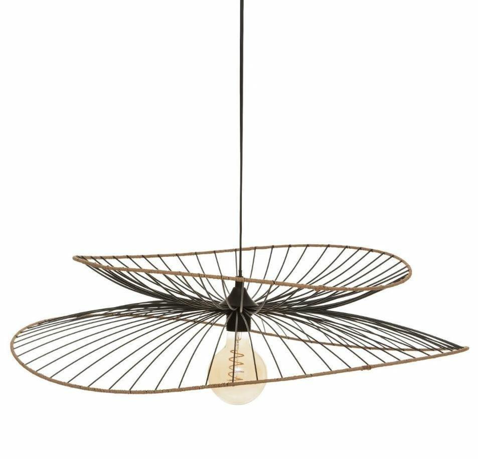 Black metal pendant lamp 69.5cm loft industrial