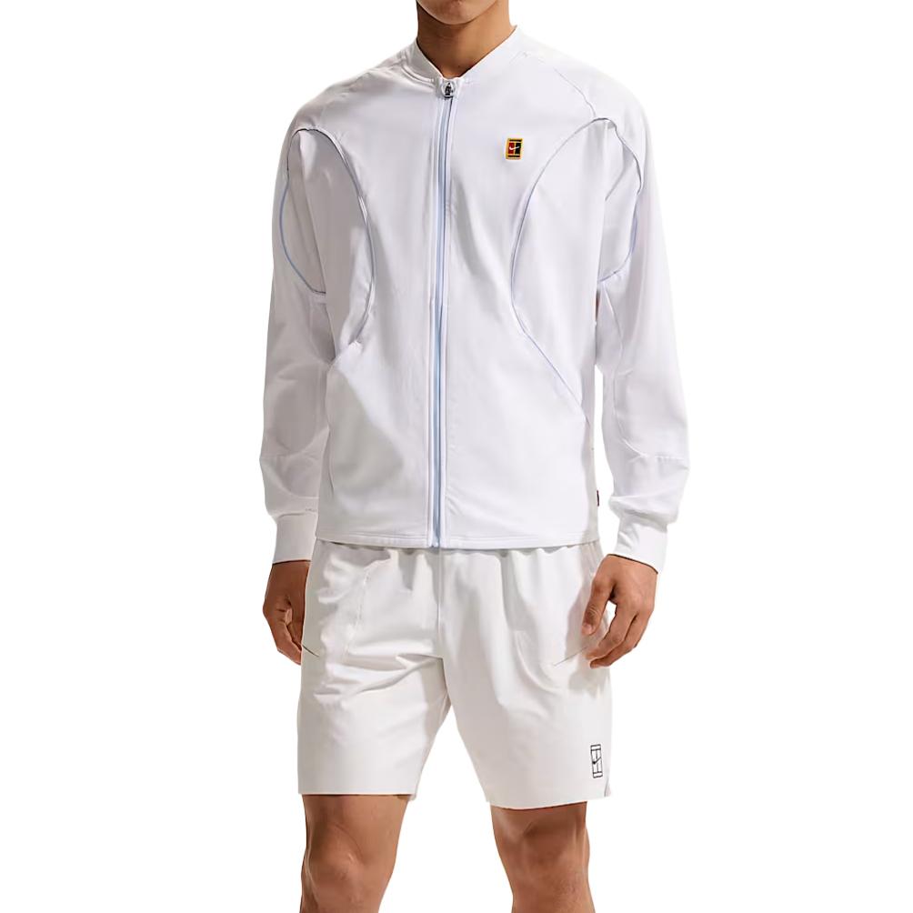 Nike Легкая тканая эластичная теннисная рубашка Dri-Fit мужские топы IR6294-100