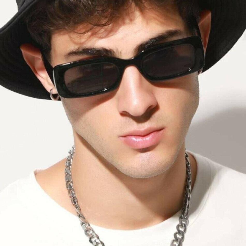 Унисекс очки Uv400 модные винтажные солнцезащитные очки женские/мужские брендовые дизайнерские ретро прямоугольные солнцезащитные очки популярные цветные квадратные очки