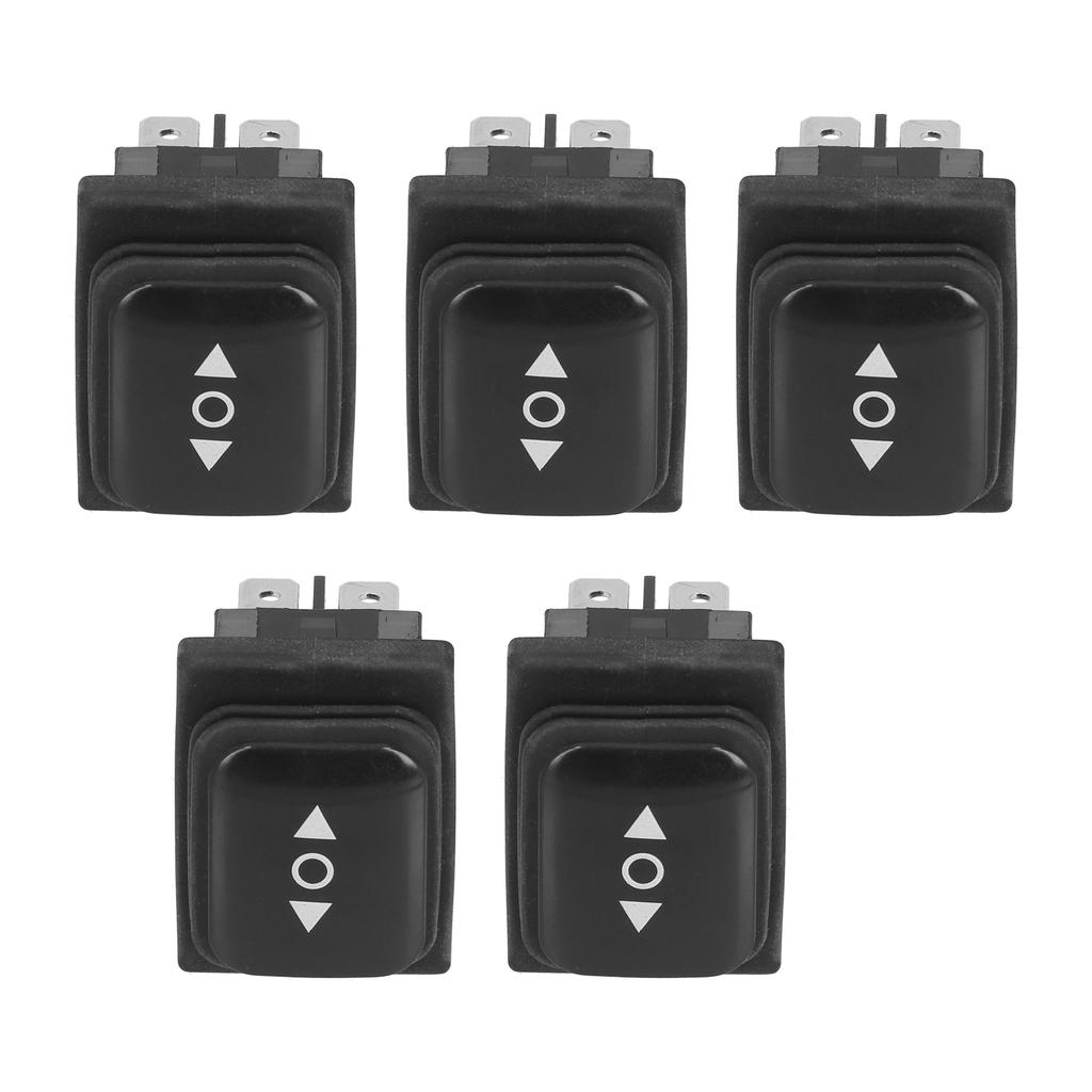 5 шт. Кулисный переключатель Тип лодочки Водонепроницаемый 6 контактов 3 положения Двусторонний возврат AC125VAC250V