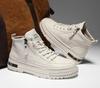 Мужские ботинки с высоким верхом, модная повседневная обувь, модная мужская спортивная обувь, ботильоны, плоская обувь, рабочая обувь в корейском стиле, для студентов, новинка