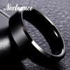 Высококачественные титановые кольца из нержавеющей стали Модные черные кольца для вечеринок для мужчин