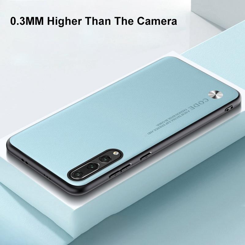 Роскошный чехол из искусственной кожи для Huawei P20 Pro P20Pro, задняя крышка, матовый силиконовый чехол для телефона с полной защитой для Huawei P20 Lite, чехол