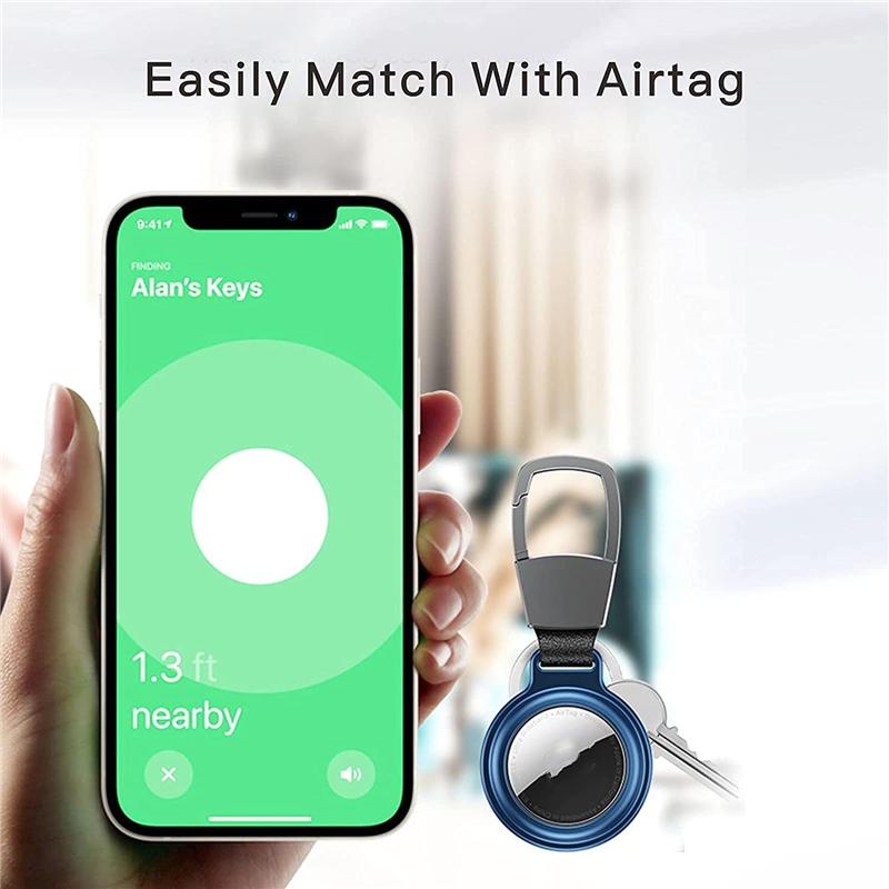 Роскошный металлический чехол с магнитной адсорбцией для Apple Airtag, локатор для питомцев, защитный чехол-рукав для брелока Air Tag, защитный бампер