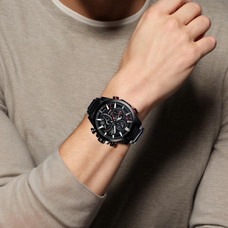 Casio EDIFICE Солнечный Bluetooth Водонепроницаемый Кварцевый Механизм Стальной Ремешок Японские и Корейские Часы Мужские Часы Черный Циферблат EQB-501YDC-1AMPRDD