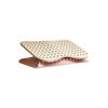 Ergonomic Under Desk Footrest Nonslip Bottom 6 Level Adjustable Footstool Large Load Bearing Hollow Out Foot Stool Bathroom