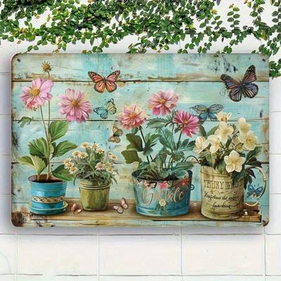 Ретро металлические картины, мебель, украшение гостиной 20x30см