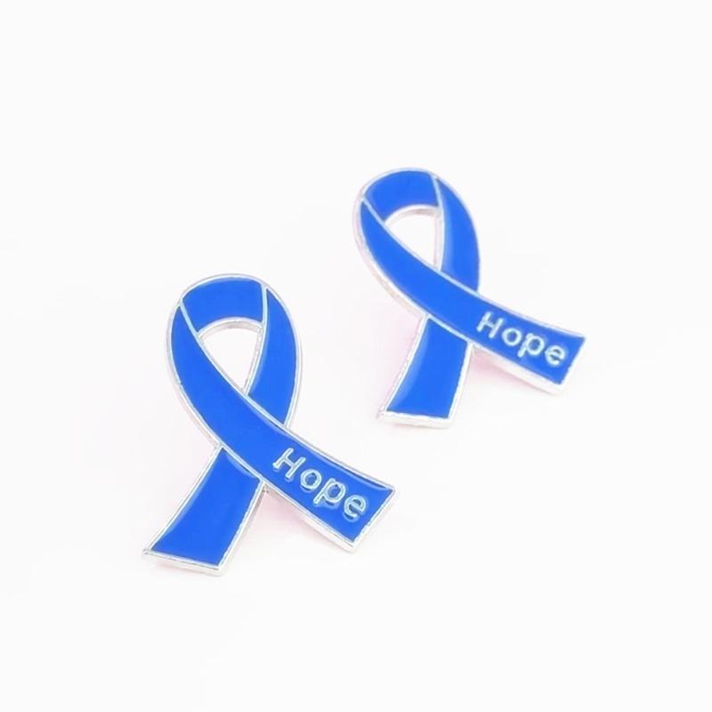 Стильная брошь-булавка с лентой и буквой Hope Универсальная булавка-лента Подарок для повседневной носки и в качестве подарка Прочный дизайн из сплава
