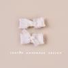 Sweet French-Style Lace Bow Hair Clip for Girls – Cute Bangs Side Accessory