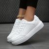 Кеды новая пара дышащие маленькие белые туфли универсальные туфли повседневная спортивная обувь пара дышащая толстая подошва