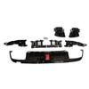 Brabus-Style Rear Diffuser & Tailpipes for 2015-2021 Mercedes C-Class W205 4-Door