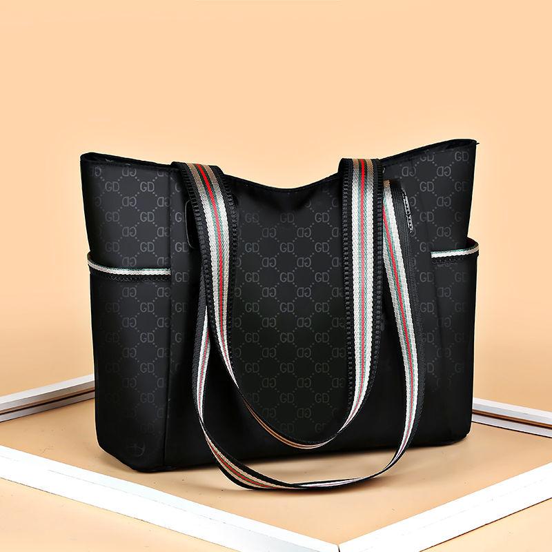 Женская водонепроницаемая сумка большой емкости из ткани Оксфорд, нейлоновая парусиновая сумка на плечо, сумка-тоут