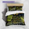 YB Pattern Bedding Home Decoration Birthday Gift ( 1 duvet cover + 2 pillowcase, without core),fan merchandise.