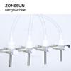 ZONESUN ZS-YTPP4T Полуавтоматическая машина для розлива жидкого молока, капель для глаз, пероральных растворов в бутылки с четырьмя насадками, перистальтическим насосом