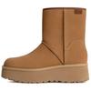 Cityfunc Suede Warm Comfortable Versatile Short Snow Boots Women Boots Brown 1158196-CHE