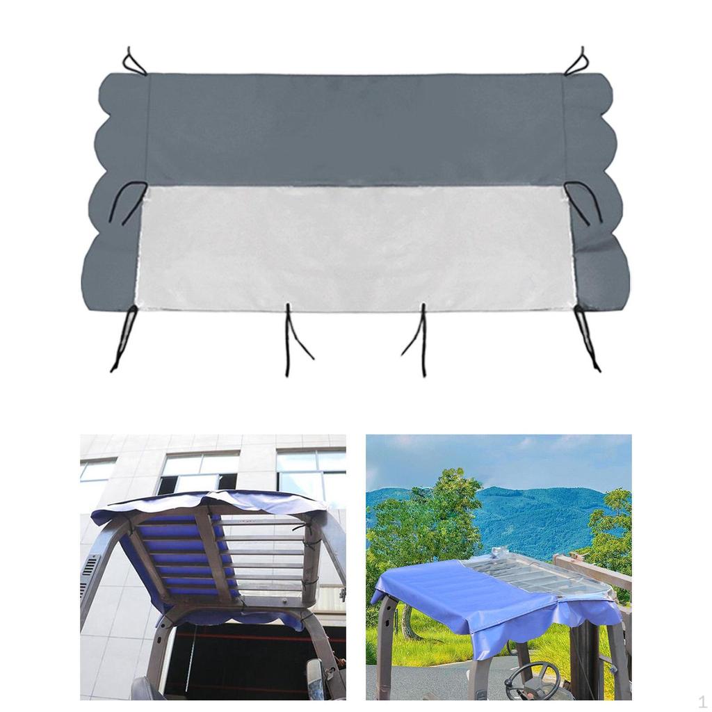 Forklift Cover,Canopy Easy To Install Mesh Cloth Shade Cover Sun Protection Top Awning for Outdoor