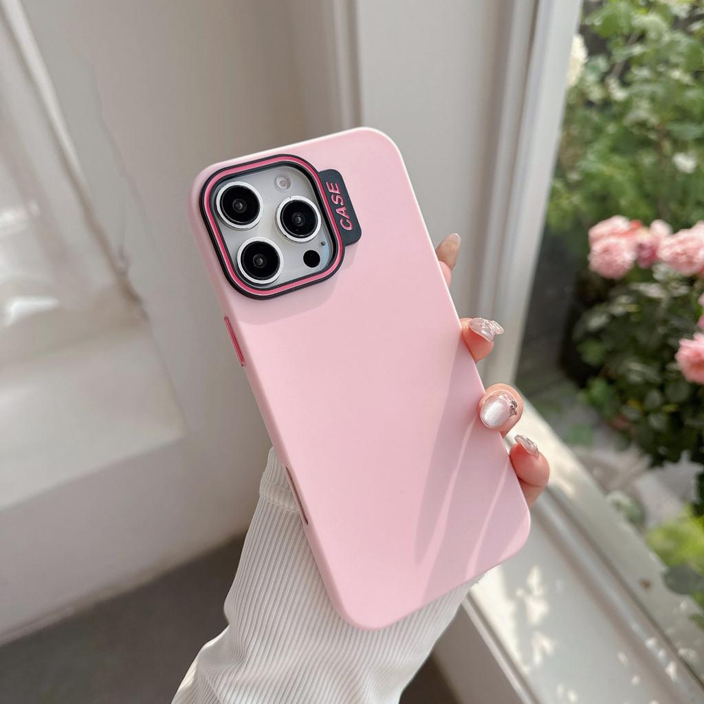 Подходит для чехла на мобильный телефон Apple 17promax Macaron 16pro продвинутое ощущение 15/14/13 новый интернет-знаменитость однотонный