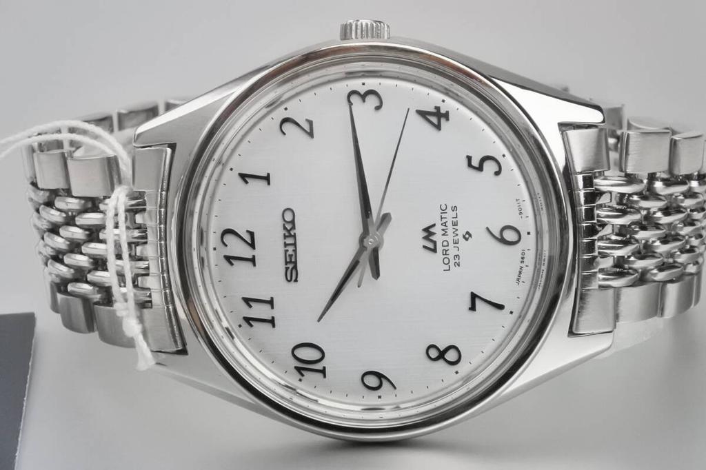 Серия 1972 SEIKO LORD MATIC 23 камня Полные цифры Шелковый Автоматические Коробка Знаменитые Японские Часы 56 Полу-Высококлассная Модель, 5601-9000, Циферблат, Мужские