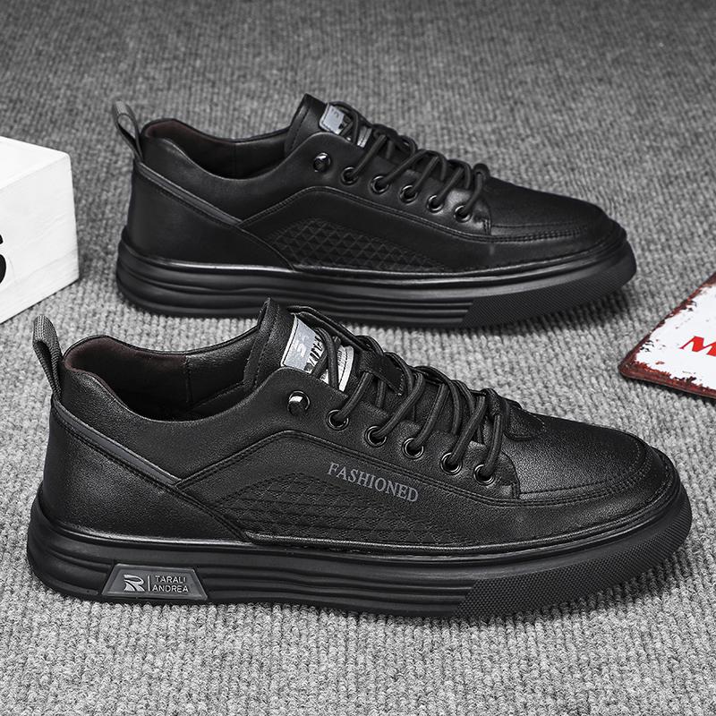Four Seasons Casual Sneakers Student Leather Men's Shoes
