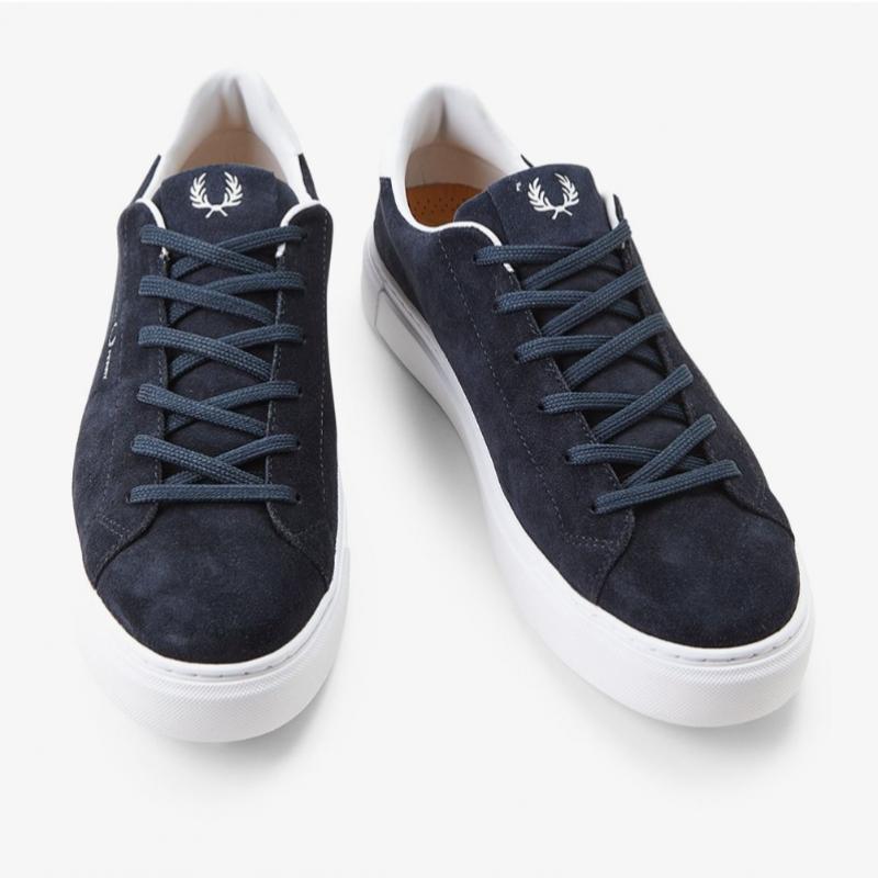 Fred Perry Мужские Черные Замшевые Кроссовки B71 Sfpm2438319 238