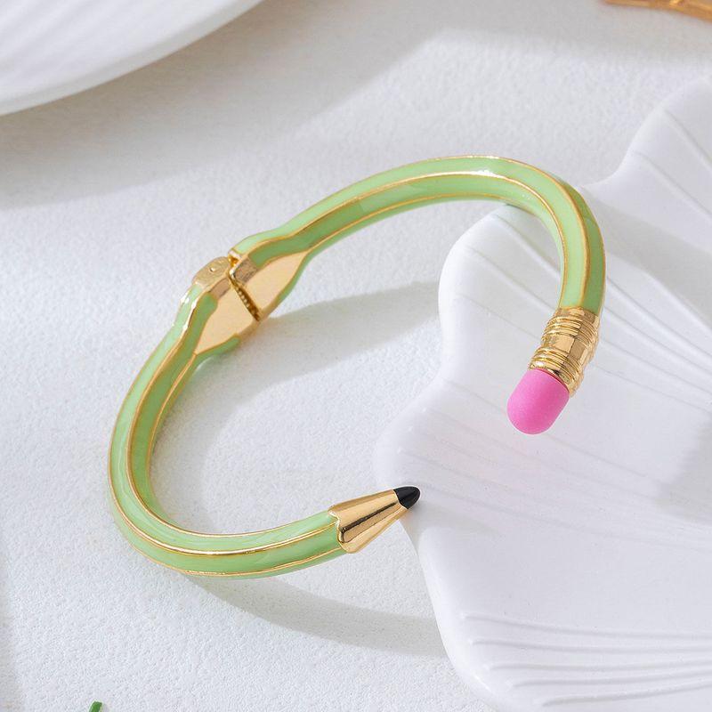and Elegant Artistic Bracelet with a Unique European and American Light Luxury Design, Featuring a Pencil-Shaped Design That Is Fashionable and Trendy