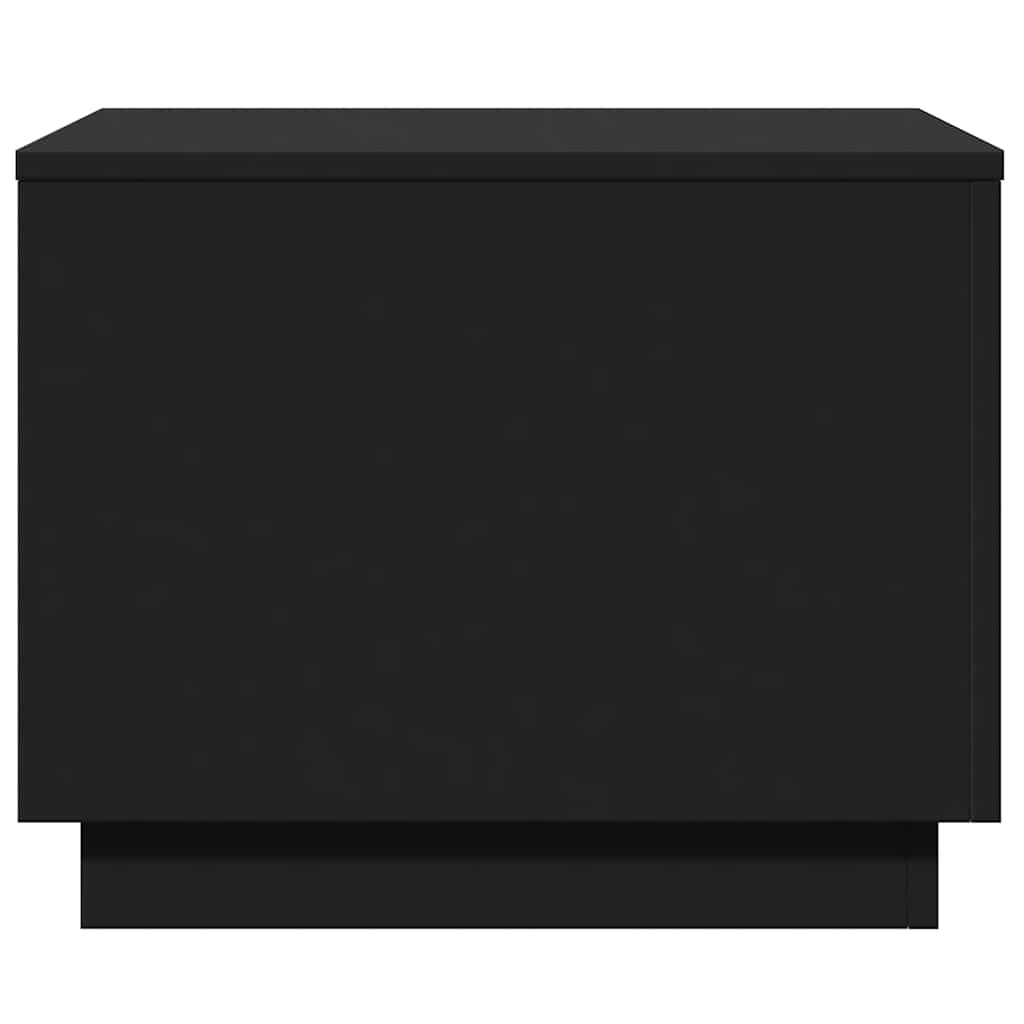 LED Coffee Table Black 50 x 50 x 40 cm