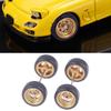 1:64 Car Wheels For Hotwheels Rubber Tire With Wheel Part 1 DIY Toys Model Car Car Set W D1B9