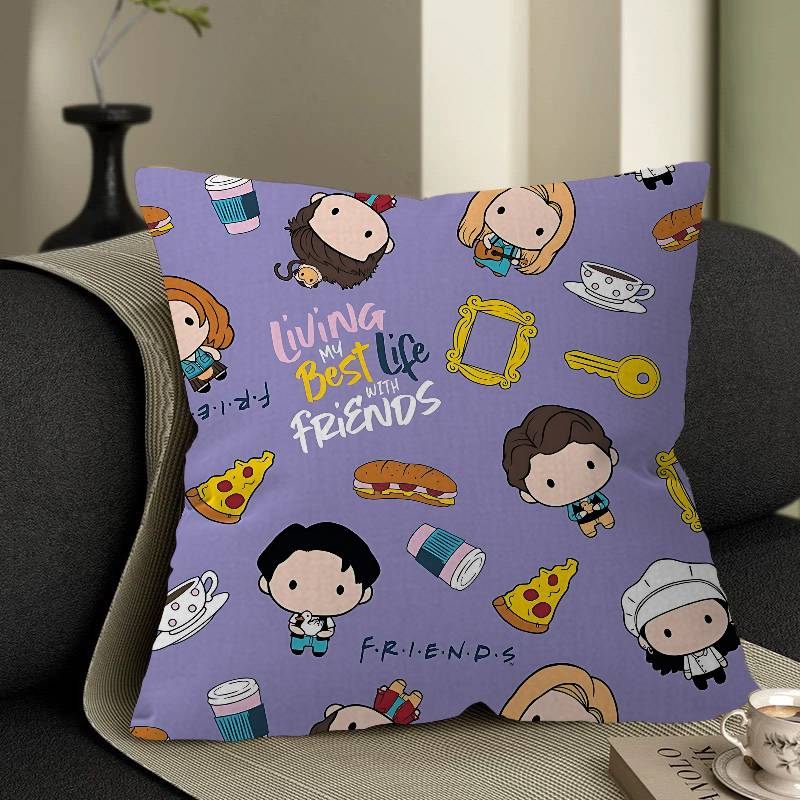 Classic F-Friends Series Tv Personalized Picture Text Home Decorative Pillows Household Gifts 45X45Cm
