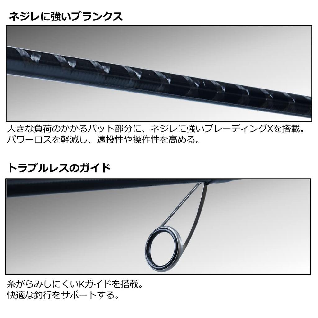 DAIWA SEABASS FLAT X 100M fishing rod