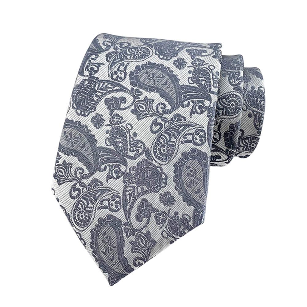 Fashion 8cm Men Necktie Business Vintage Paisley Tie Adjustable Neck Wear Wedding