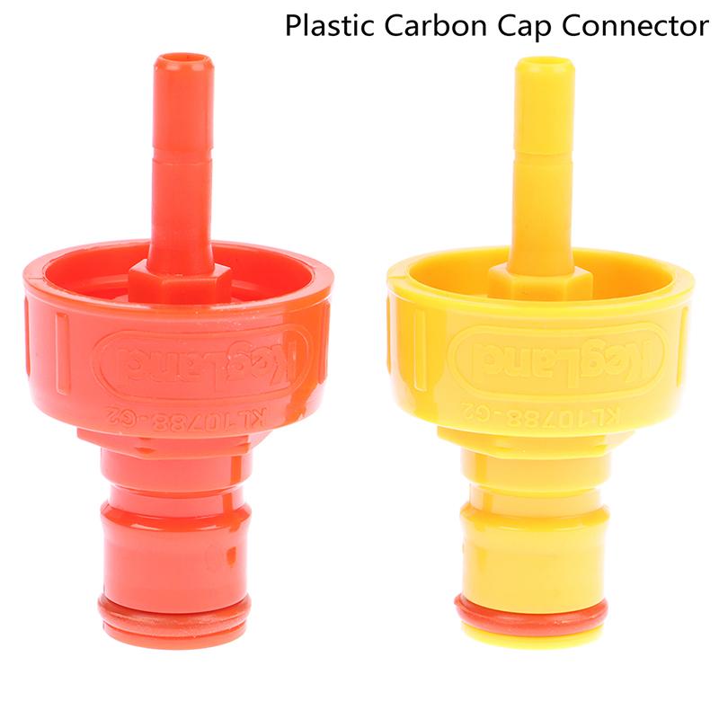 Крышка для газирования ПЭТ-бутылки с шариковым замком и счетчиком давления