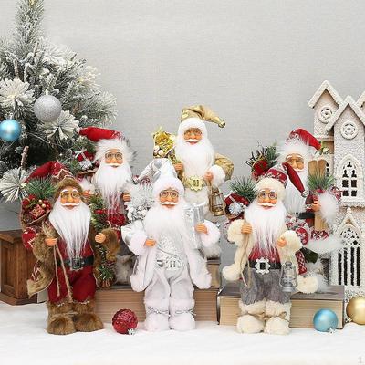 Рождественская кукла Санта Клаус фигурка 30 см классическая фигурка для праздничного витринного показа