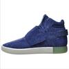 Темно-синие кроссовки унисекс с ремешком Tubular Invader Clear-Aqua BB5041