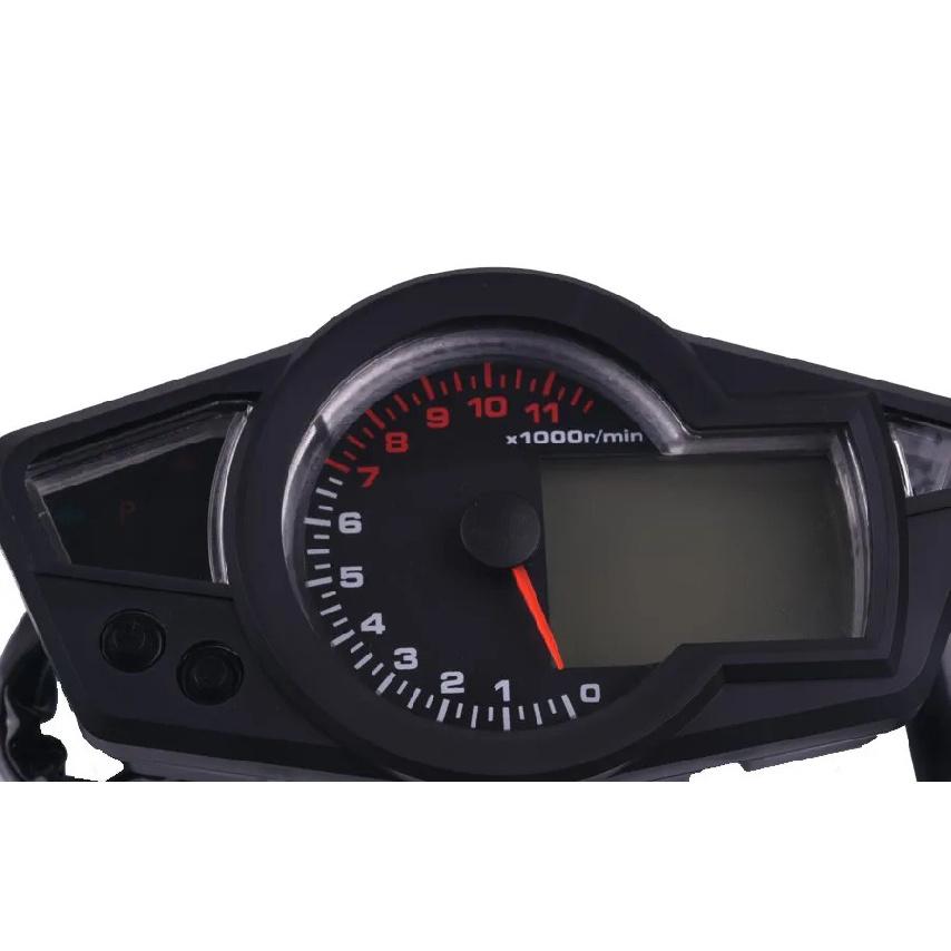 11000 об/мин 12 В ЖК Цифровой Спидометр Тахометр Одометр Мотоцикл Km/h Подсветка для всех мотоциклов