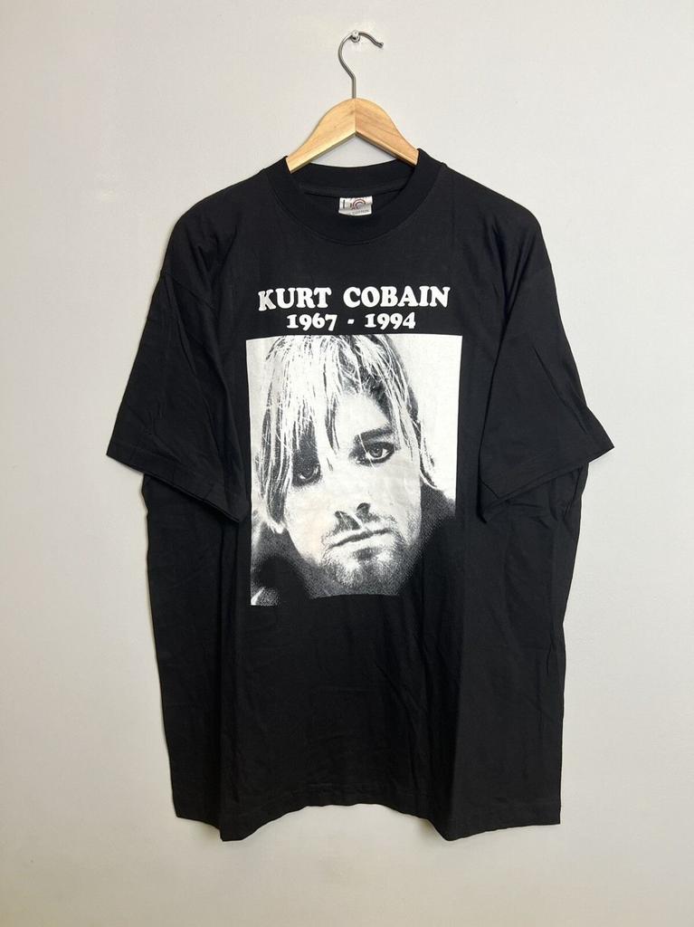 Rare 90's Nirvana Kurt Cobain Memorial Euro Bootleg T Shirt Unisex T-Shirt